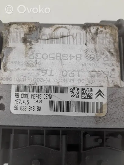 Peugeot 307 Calculateur moteur ECU 9663394680