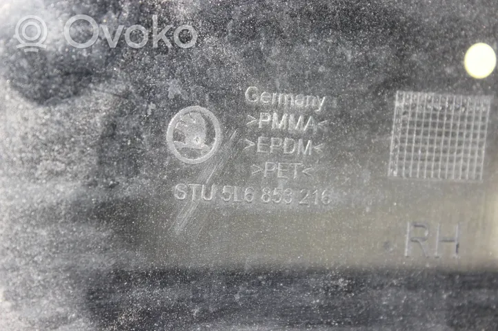 Skoda Yeti (5L) Отделка задней бокового стекла 5L6853216
