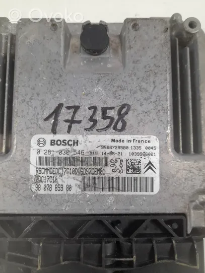 Citroen Berlingo Calculateur moteur ECU 9807885980