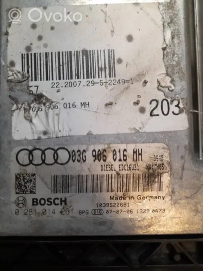 Audi A6 S6 C6 4F Moottorin ohjainlaite/moduuli 03G906016MH