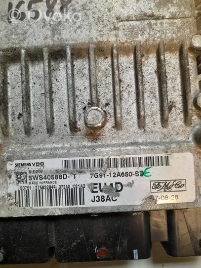 Ford S-MAX Dzinēja vadības bloks 7G9112A650SD