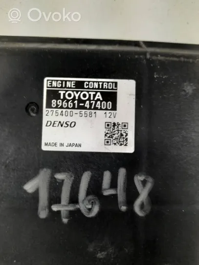 Toyota Prius (XW20) Variklio valdymo blokas 89661-47400