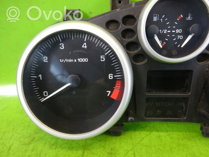 Peugeot 206+ Compteur de vitesse tableau de bord 9666636780