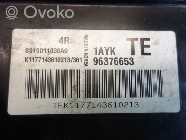 Chevrolet Aveo Dzinēja vadības bloks 96419332