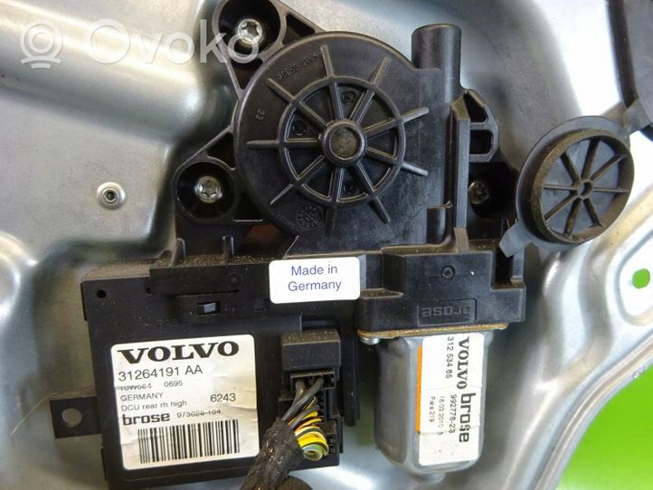 Volvo V50 Elektriskā loga pacelšanas mehānisma komplekts 31264191