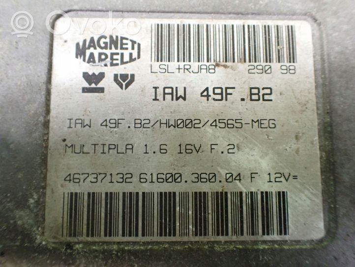 Fiat Multipla Centralina/modulo motore ECU 46737132 IAW49FB2