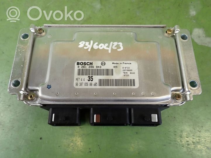 Peugeot 307 Unité de commande, module ECU de moteur 