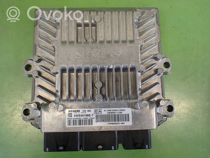 Citroen C5 Engine control unit/module ECU SW9656171380