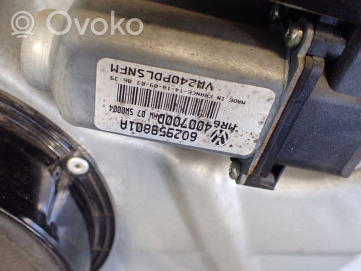 Volkswagen Polo I 86 Front door window regulator with motor 6Q2959801A