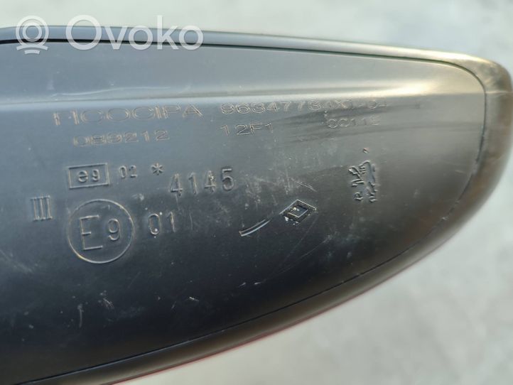 Peugeot 307 Elektryczne lusterko boczne drzwi przednich 96347734XT