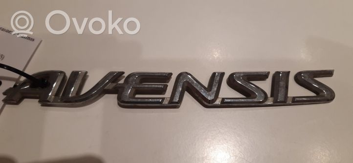 Toyota Avensis T270 Logo, emblème de fabricant 