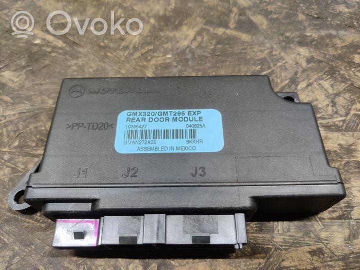 Cadillac SRX Door control unit/module 10365427