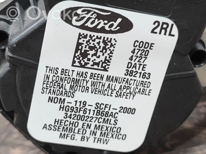 Ford Fusion II Ceinture de sécurité arrière HG93F611B68AC