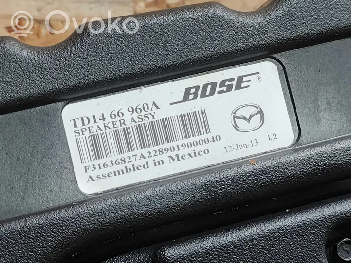 Mazda CX-9 Subwoofer speaker TD1466960A