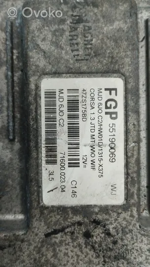 Opel Corsa C Calculateur moteur ECU 