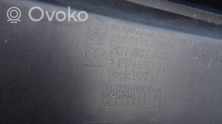 Volkswagen Taigo Modanatura della barra di rivestimento del paraurti anteriore 2G7807837