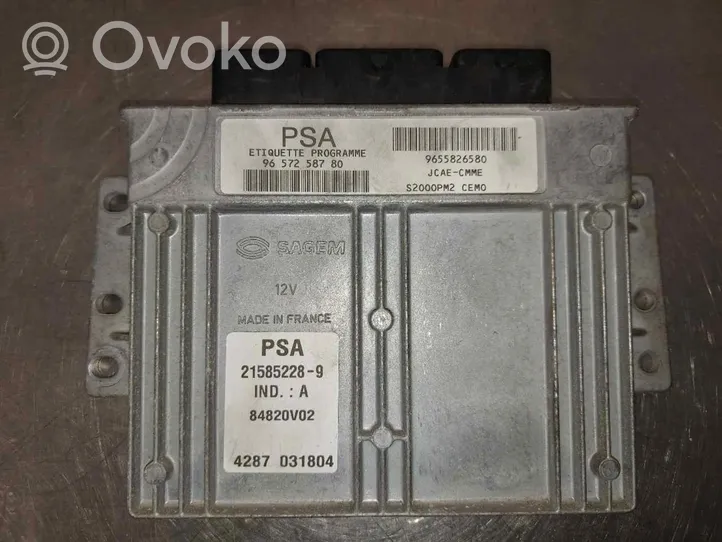 Citroen Xsara Picasso Calculateur moteur ECU 9657258780