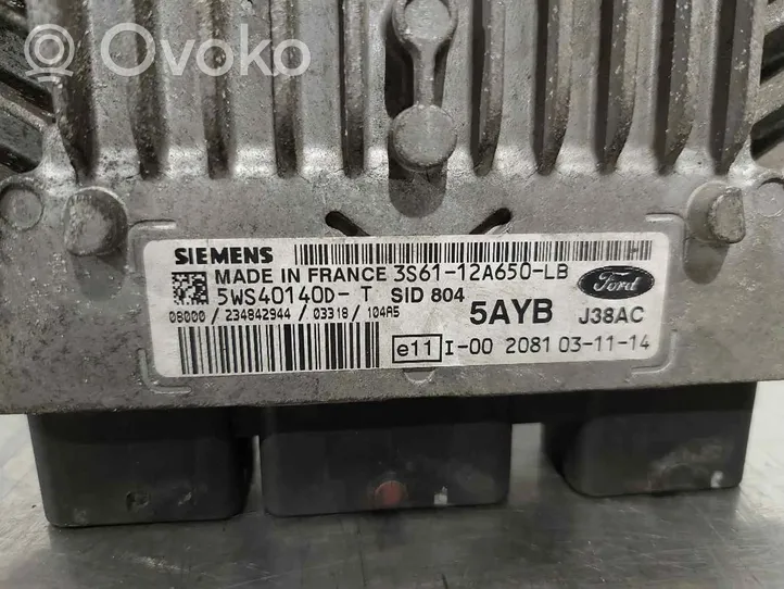 Ford Fiesta Sterownik / Moduł ECU 3S6112A650LB