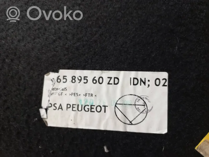 Peugeot 207 Półka tylna bagażnika 96589560ZD