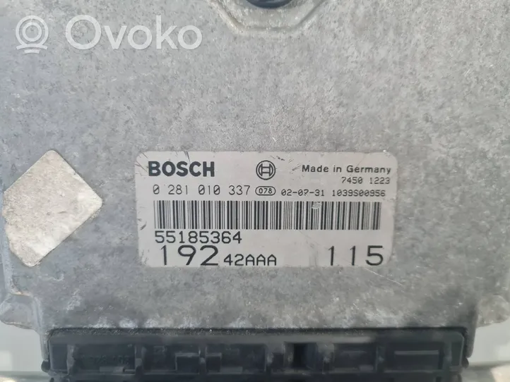 Fiat Stilo Sterownik / Moduł ECU 55185364