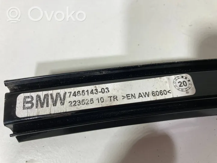 BMW 3 G20 G21 Moulures des vitres de la porte arrière 7465143