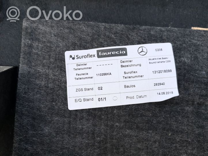 Mercedes-Benz C W205 Półka tylna bagażnika A20569037499