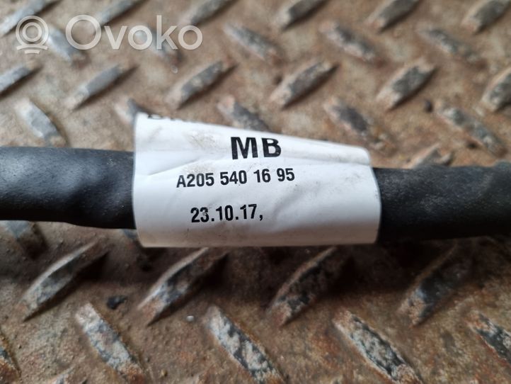 Mercedes-Benz C W205 Positive cable (battery) A2055401695