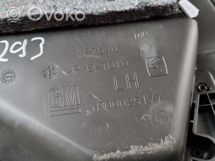 Opel Grandland X Rivestimento pannello inferiore del bagagliaio/baule YP00025177