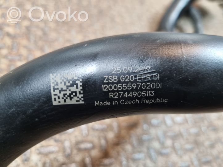 BMW 3 G20 G21 Tubo e bocchettone per riempimento serbatoio del carburante 749051