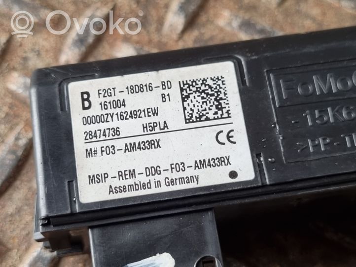 Ford Galaxy Keyless (KESSY) go control unit/module F2GT18D816BD