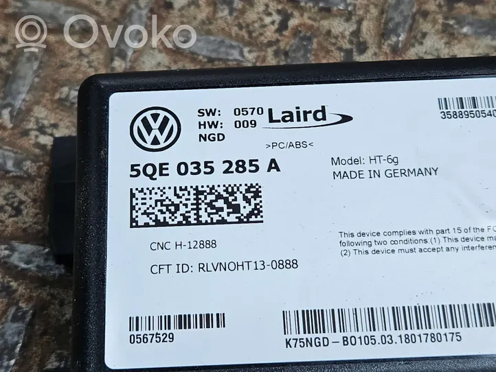 Volkswagen Tiguan Allspace Puhelimen käyttöyksikkö/-moduuli 5QE035285A