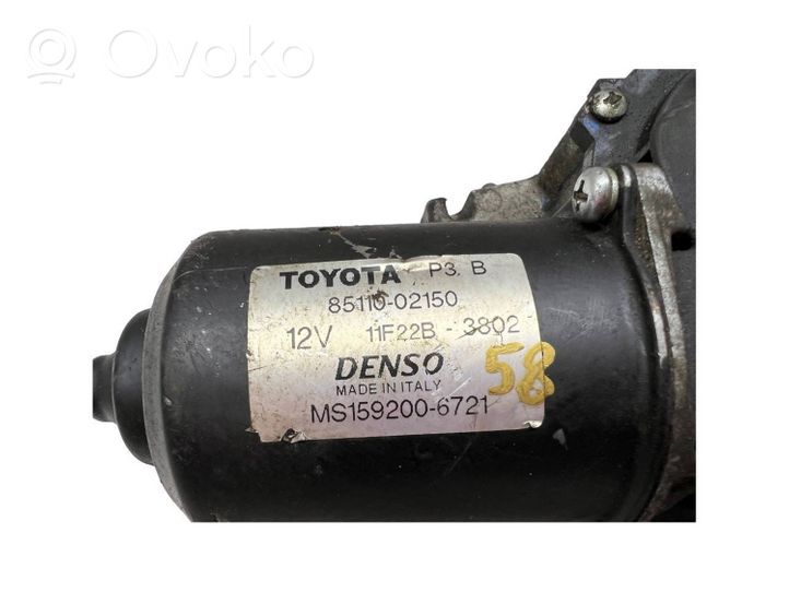 Toyota Corolla E120 E130 Moteur d'essuie-glace 8511002150