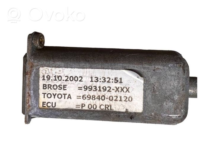 Toyota Corolla E120 E130 Elektryczny podnośnik szyby drzwi tylnych 6984002120