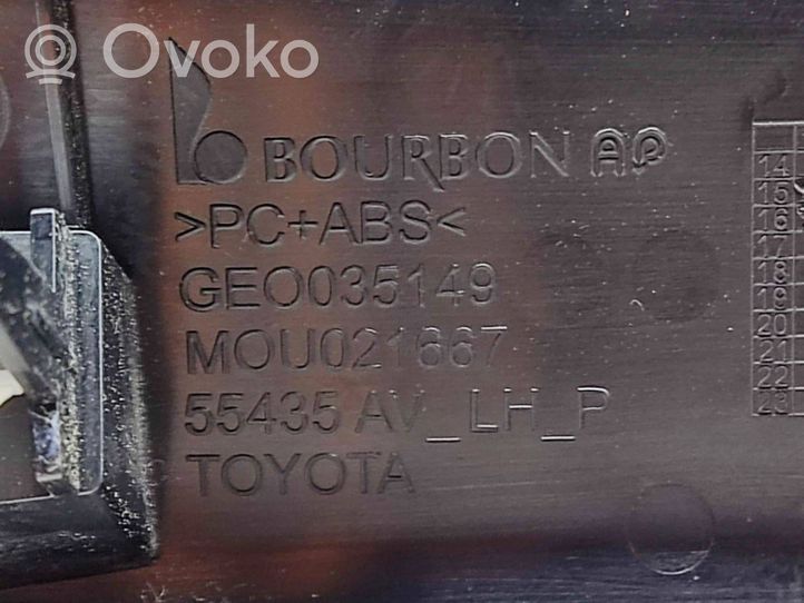 Toyota Avensis T270 Kojelaudan hansikaslokeron lista GEO035149