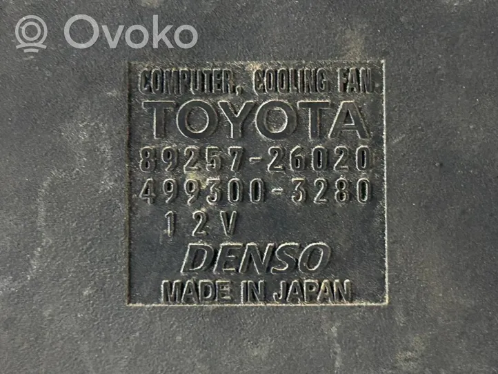 Lexus RX 330 - 350 - 400H Moduł / Sterownik wentylatora dmuchawy 8925726020