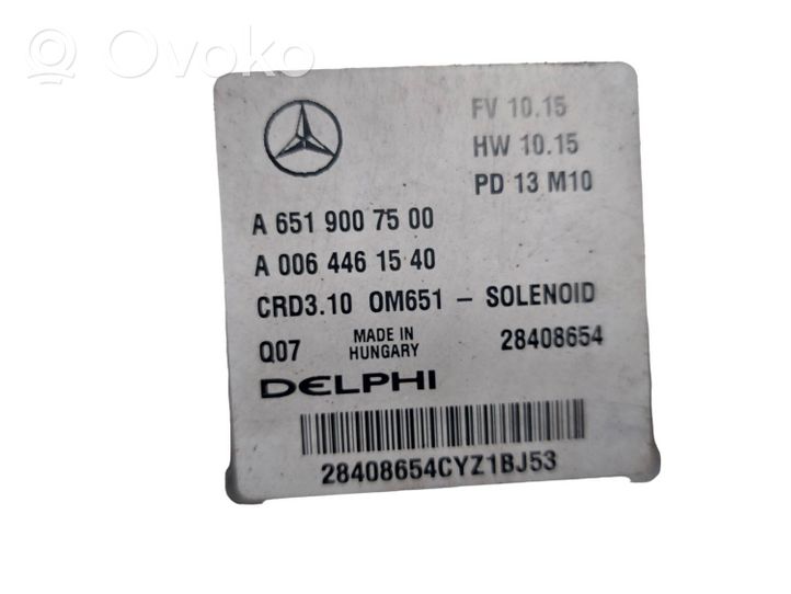 Mercedes-Benz C W204 Centralina/modulo del motore A6519007500