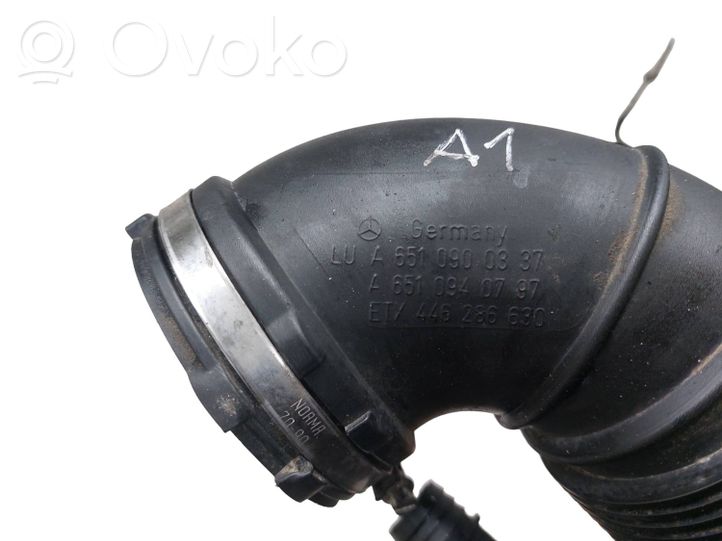 A6510940797 Mercedes-Benz C W204 Ansaugrohr Ansaugschlauch  