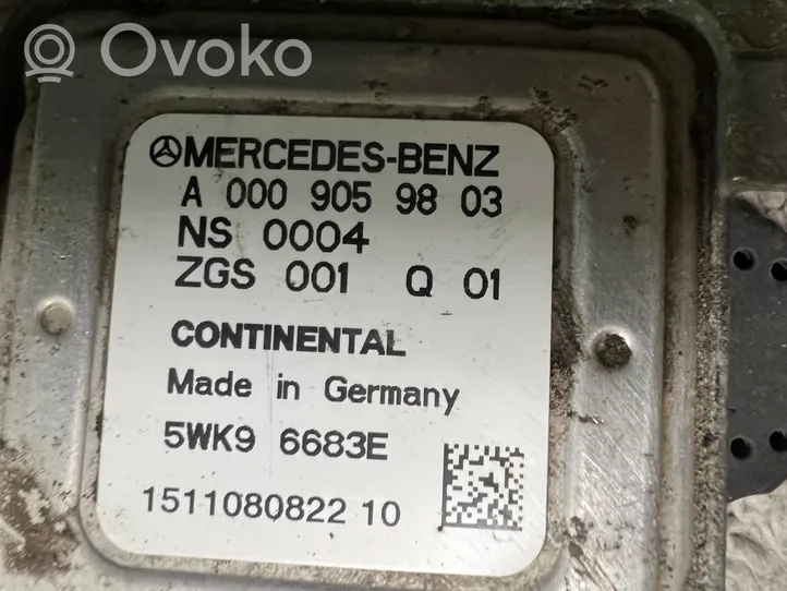 Mercedes-Benz E W213 Sensore della sonda Lambda A0009059803