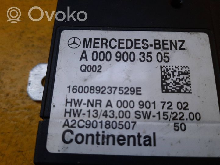 Mercedes-Benz C W205 Įpurškimo valdymo blokas A0009003505