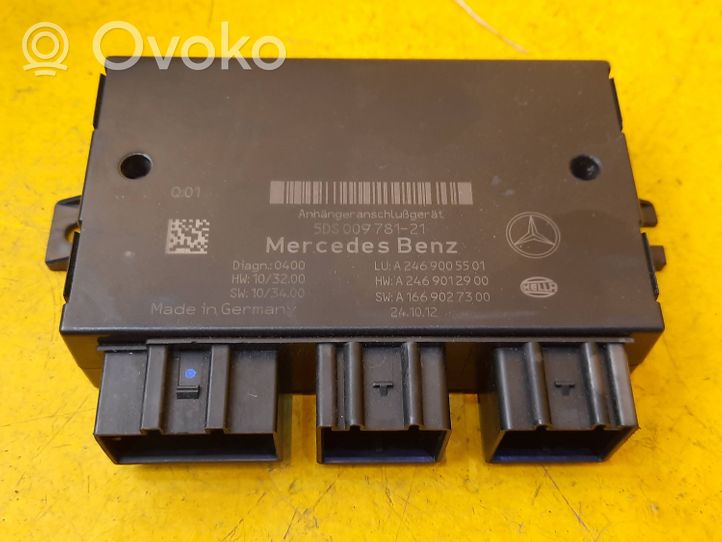 Mercedes-Benz A W176 Module de contrôle crochet de remorque A2469005501