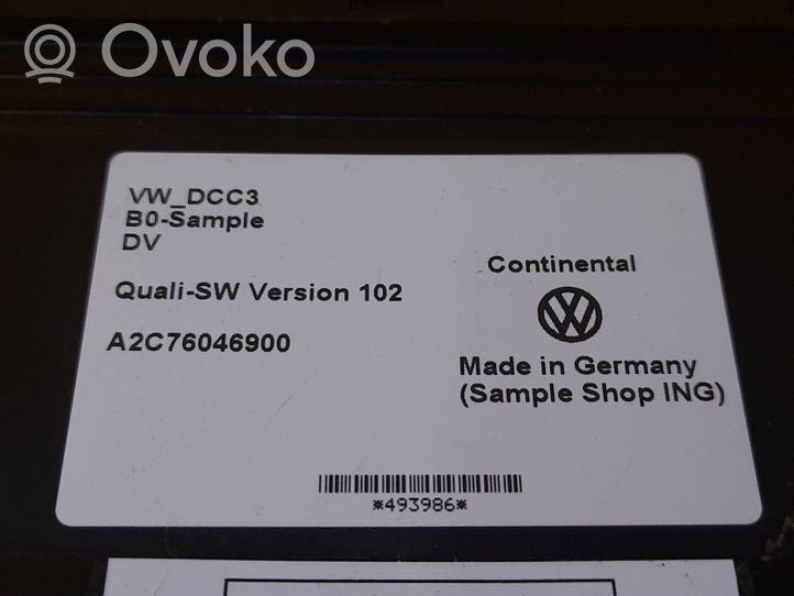 Volkswagen Golf VIII Korin keskiosan ohjainlaite A2C76046900