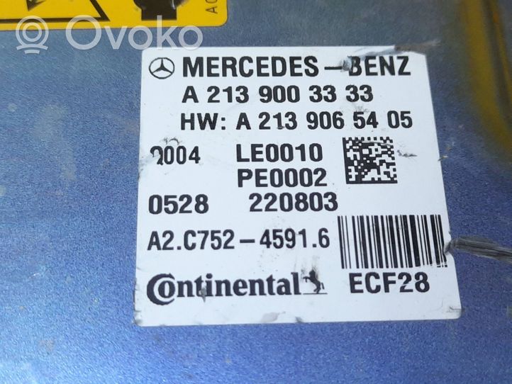 Mercedes-Benz E W213 Hybridi-/sähköajoneuvon akku A2139003333