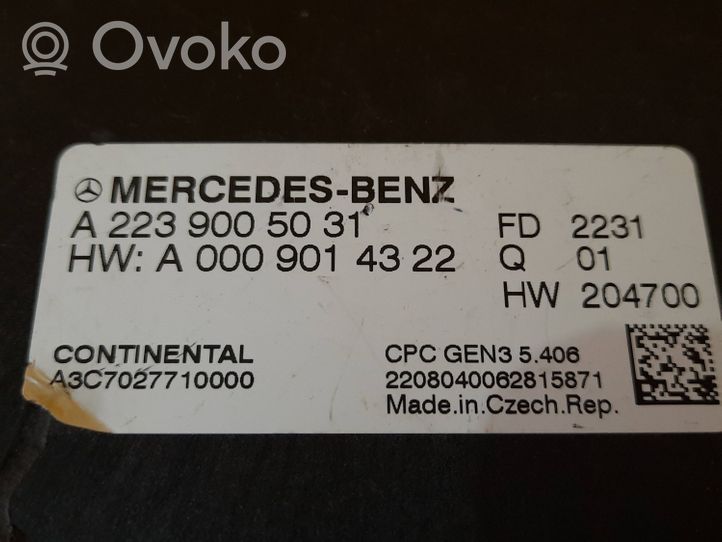 Mercedes-Benz S W223 Module de contrôle de boîte de vitesses ECU A2239005031