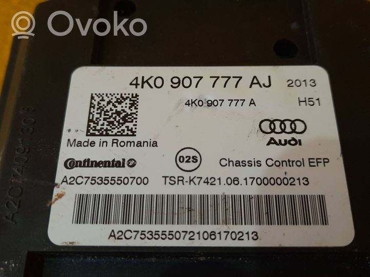 Audi A6 S6 C8 4K Jousituksen ohjainlaite/moduuli 4K0907777AJ