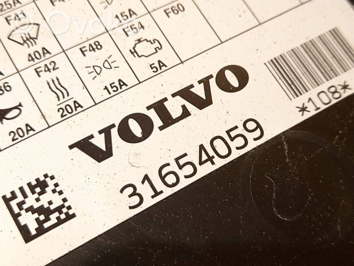 Volvo V60 Coperchio scatola dei fusibili 31654059