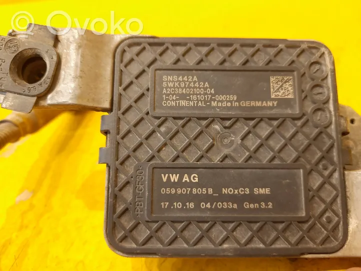 Volkswagen Amarok Sensore della sonda Lambda 059907805B