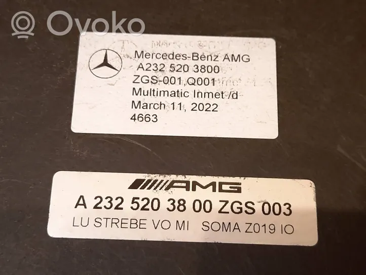 Mercedes-Benz SL AMG R232 Couvre-soubassement avant A2325203800