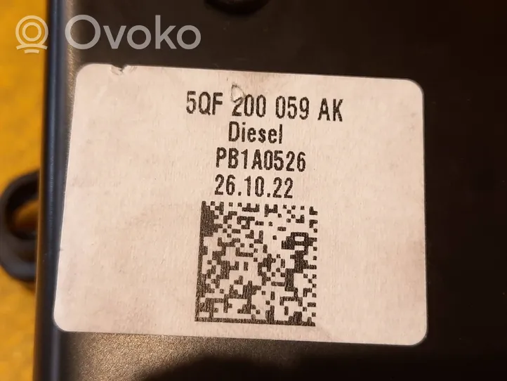 Skoda Kodiaq Przewód paliwa 5QF200059AK