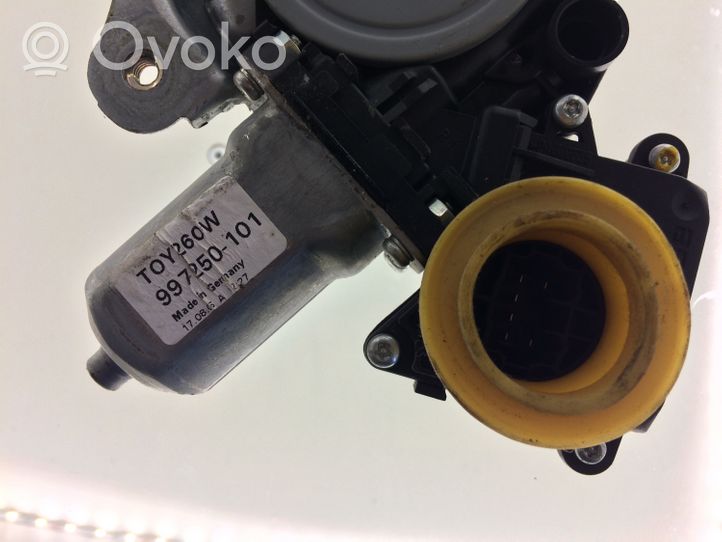 Toyota Corolla Verso E121 Priekšpusē elektriskā loga pacelšanas mehānisma komplekts 997250101