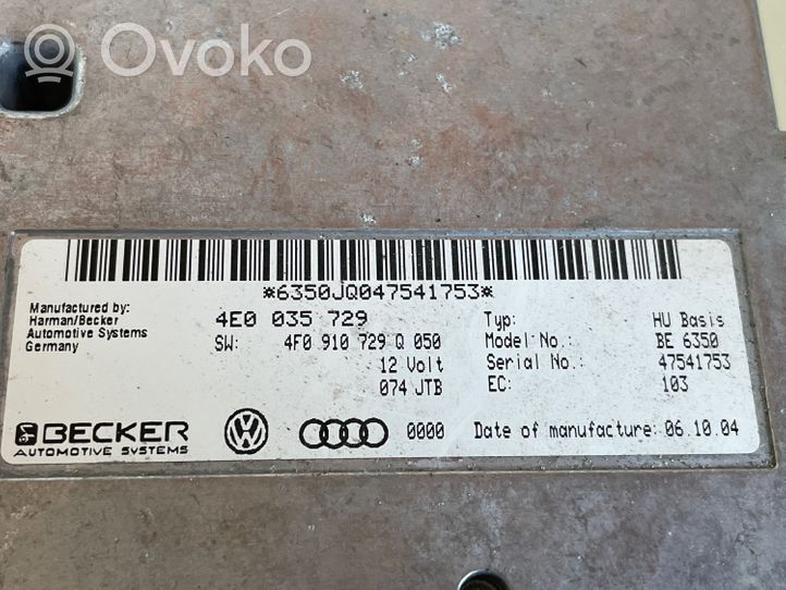 Audi A6 S6 C6 4F MMI vadības bloks 4E0035729